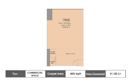 Office 480 SqFt