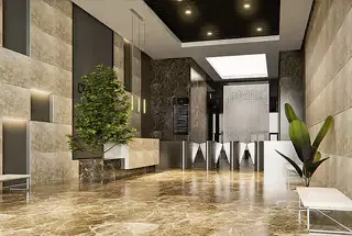 Double Height Entrance Lobby