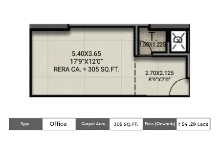 Office-305 SqFt