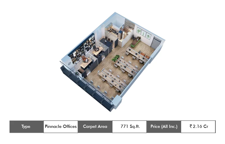 Office-771 Sq.ft.