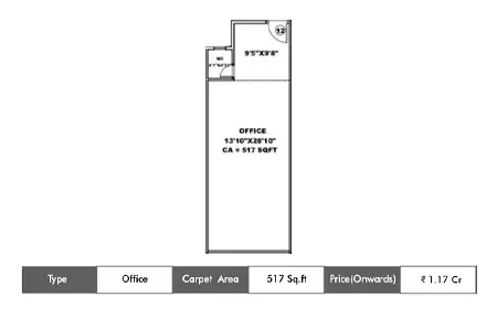 Office 517 Sq.ft.
