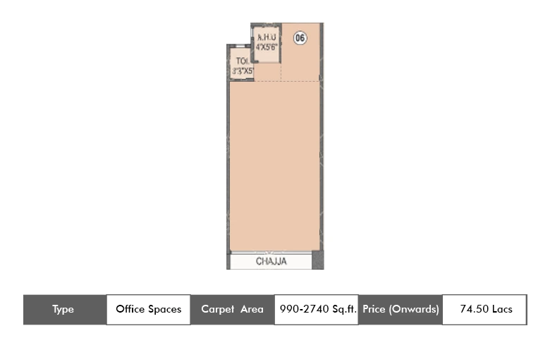 Office-1330 Sq.ft.